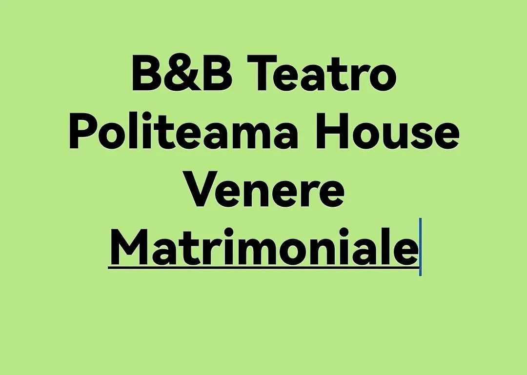 Bed & Breakfast Bed and Breakfast Palermo Centro Venere